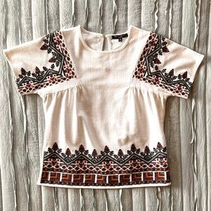 Romeo + Juliet Couture Embroidered Top